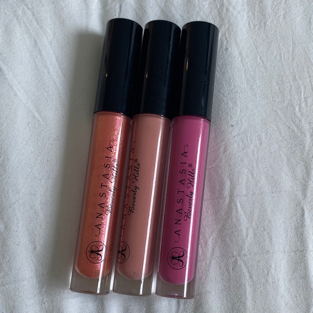 Anastasia Beverly Hills Lip Gloss Trio - sunset strip, dollhouse, dainty